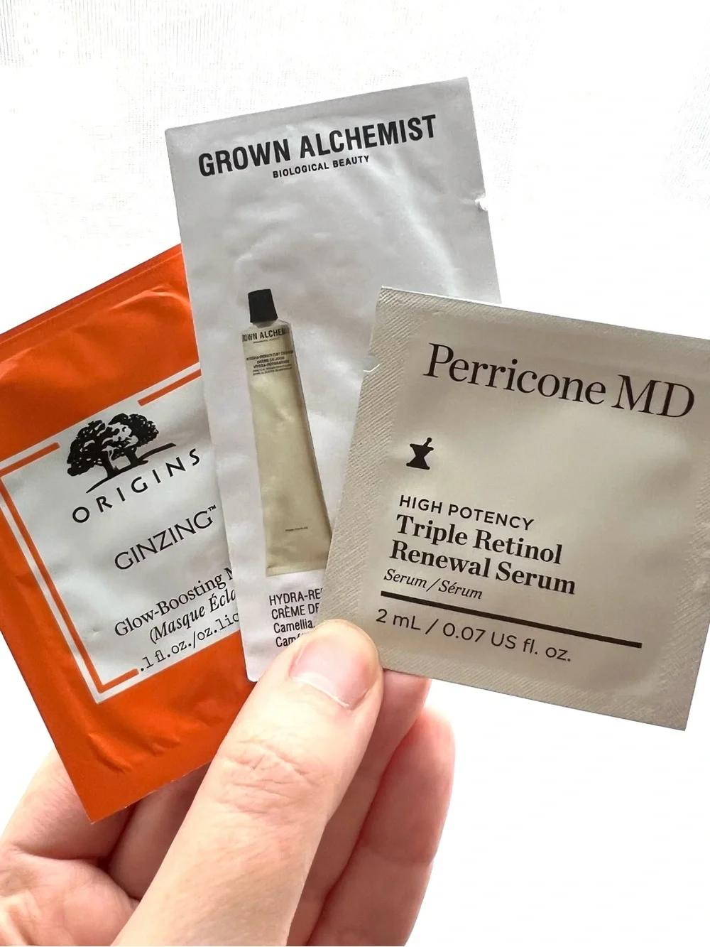 5 for 25⚡️Perricone MD, Origins, Grown Alchemist sample trio